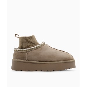 XTI 146066 Μποτάκια Vegan Taupe 