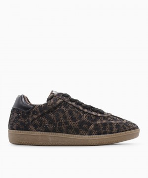 SEVEN X101A61921Y6 619 Sneaker Brown Leopard Strass