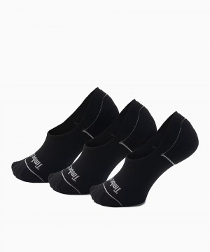 TIMBERLAND Κάλτσες TB0A6B9F001 3-Pack Bowden Sock Μαύρο