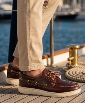 TIMBERLAND TB0A6CXMEIW Portofino Pier Boat Burgundy