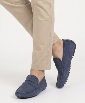 US POLO ASSN ALVARO001A-BLU012 Navy Nubuck 