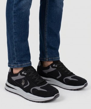 US POLO ASSN TERRY001-BLK-DGR02 Black