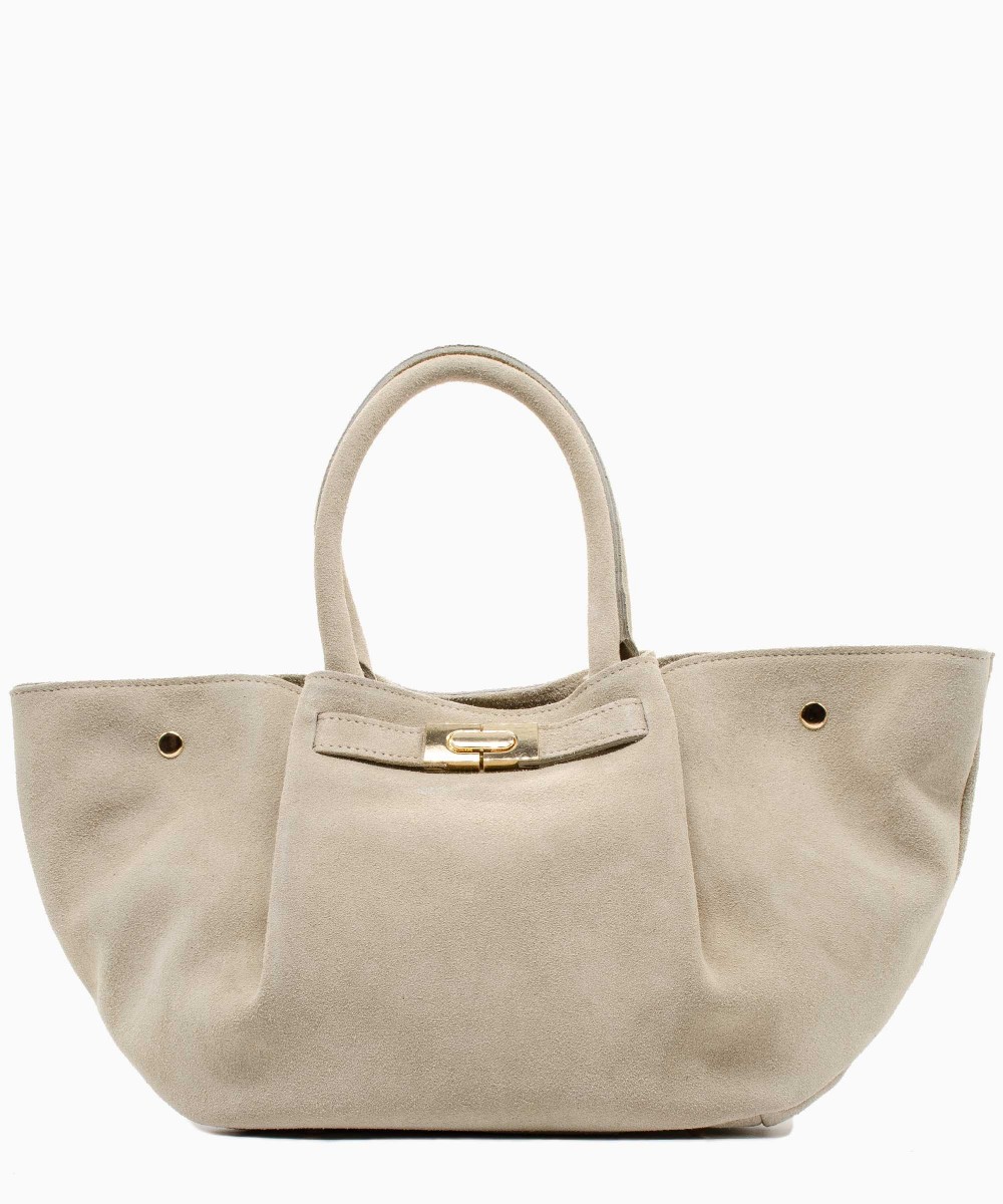 BAGS Γυναικείες Τσάντες 252500032-63 Premium Leather Suede μπεζ
