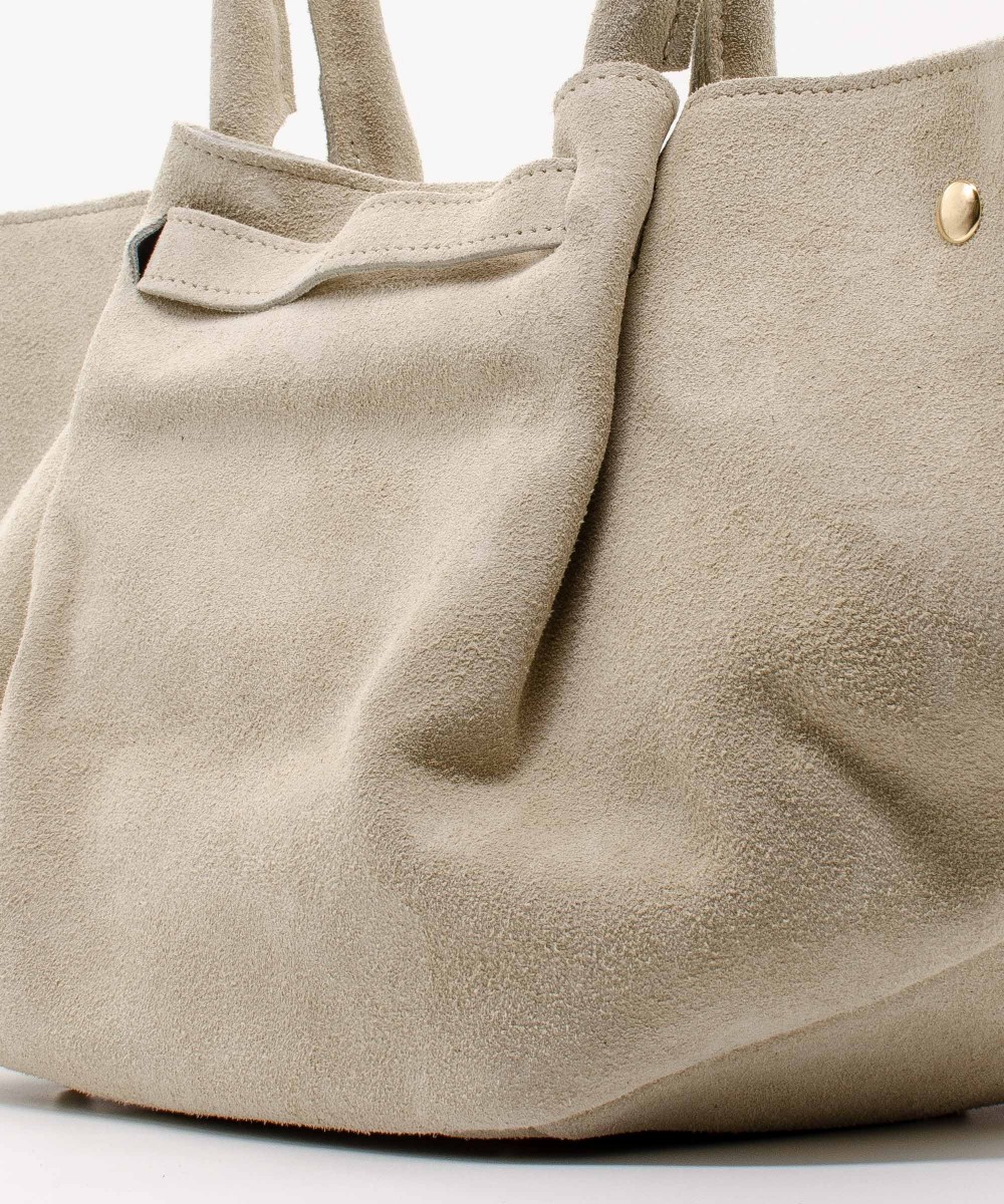 BAGS Γυναικείες Τσάντες 252500032-63 Premium Leather Suede μπεζ