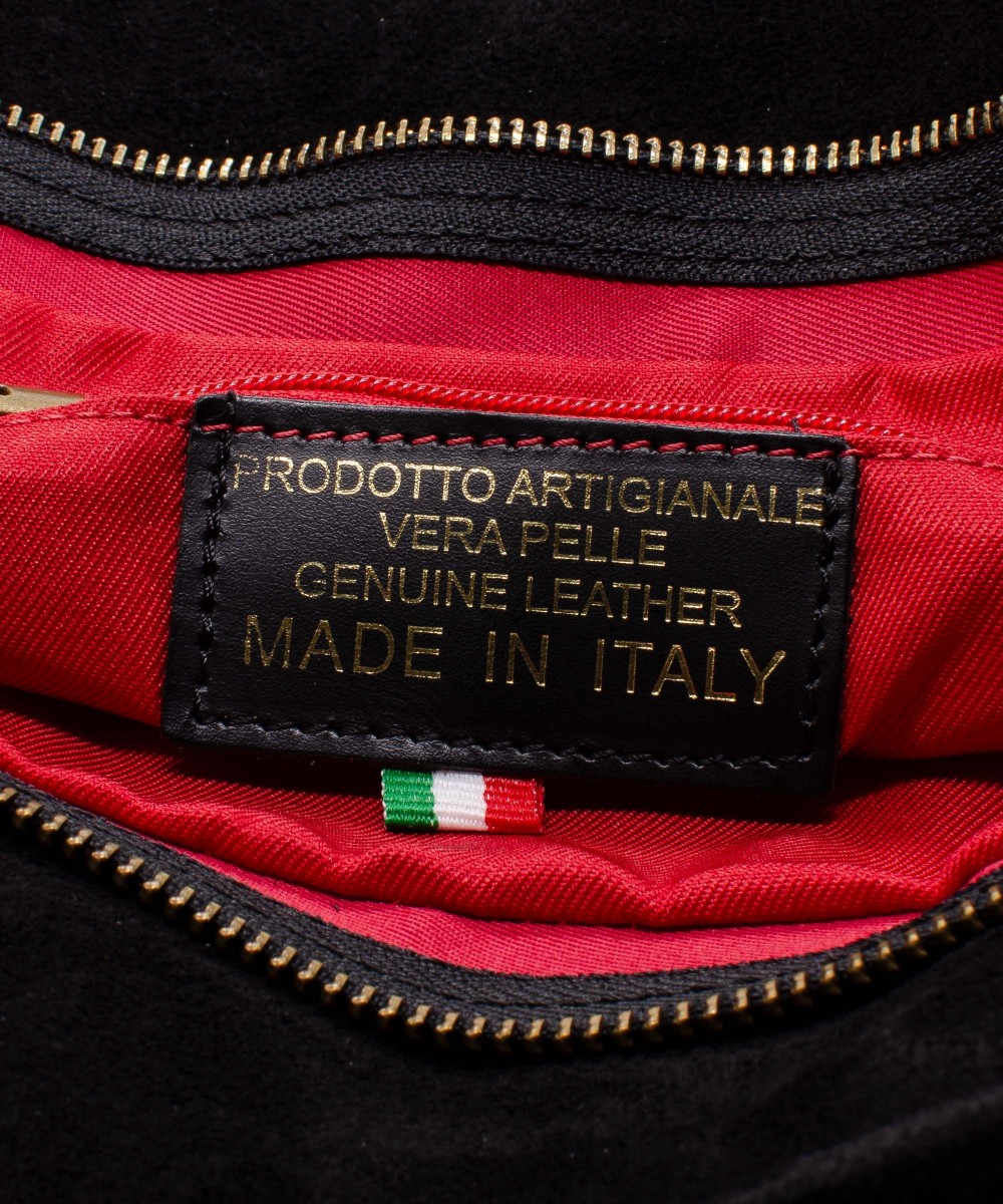 BAGS Γυναικείες Τσάντες 252800064-01K Premium Leather Suede Μαύρο