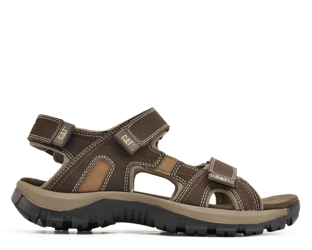 Caterpillar Ανδρικά Σανδάλια P716654 Giles Oxford Dark Brown 