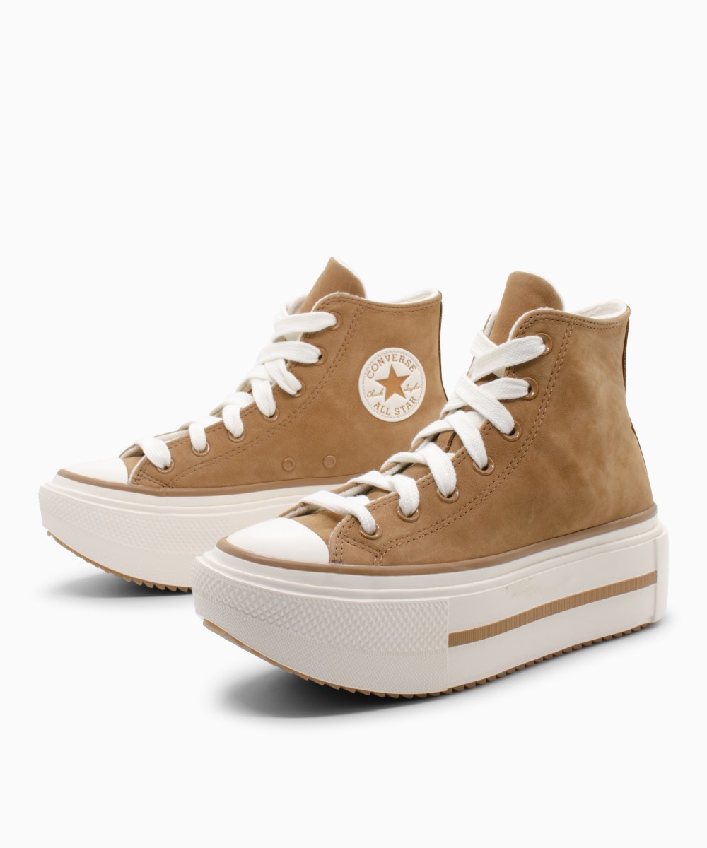 CONVERSE Chuck Taylor A22119C Lift Double Stack Hi Incensed Egret