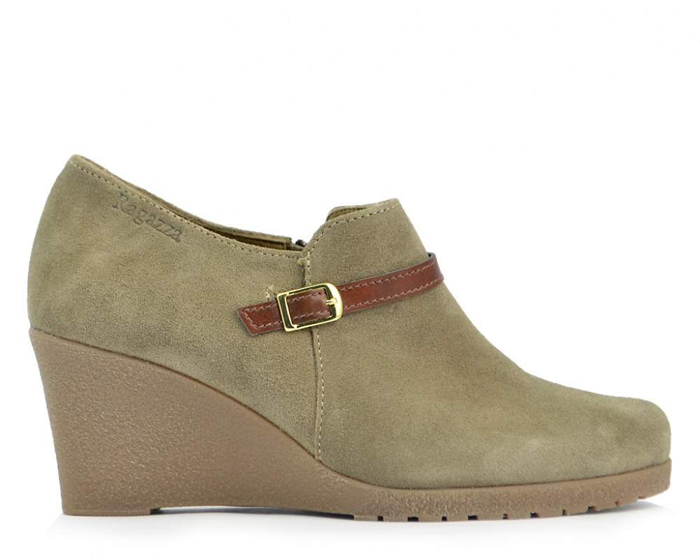 Γυναικεία Μποτάκια Ragazza 0542 Suede Taupe 