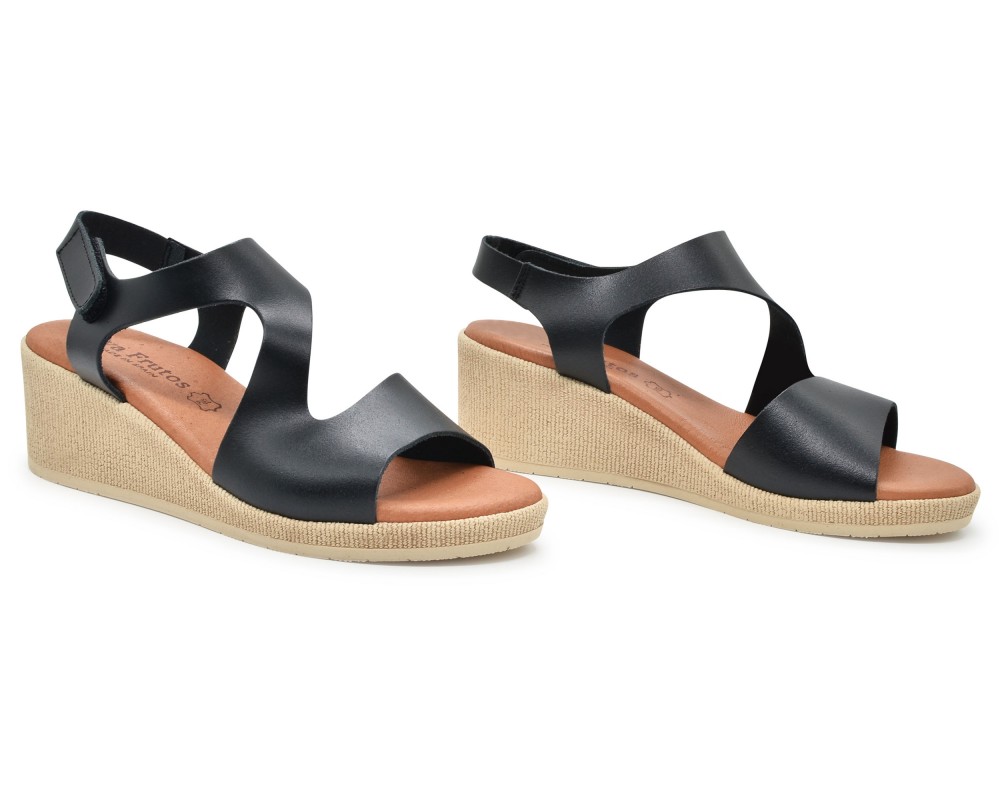 EVA FRUTOS 1525 Leather μαύρο