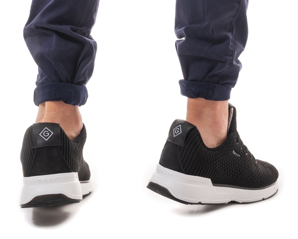 GANT Beeker 22637621 G00 Mesh Leather μαύρο