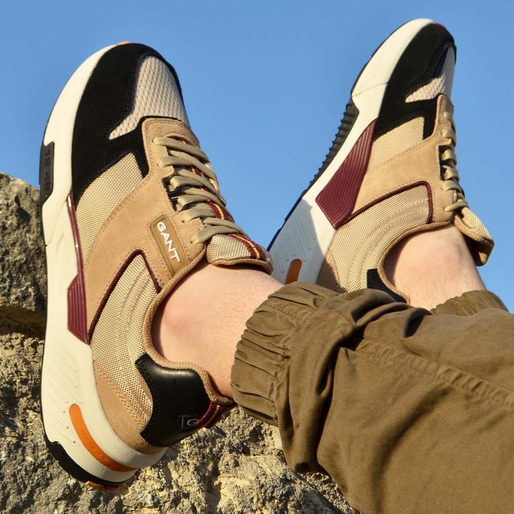 GANT Carst 23637043 G251 Mesh Suede Sand Multi