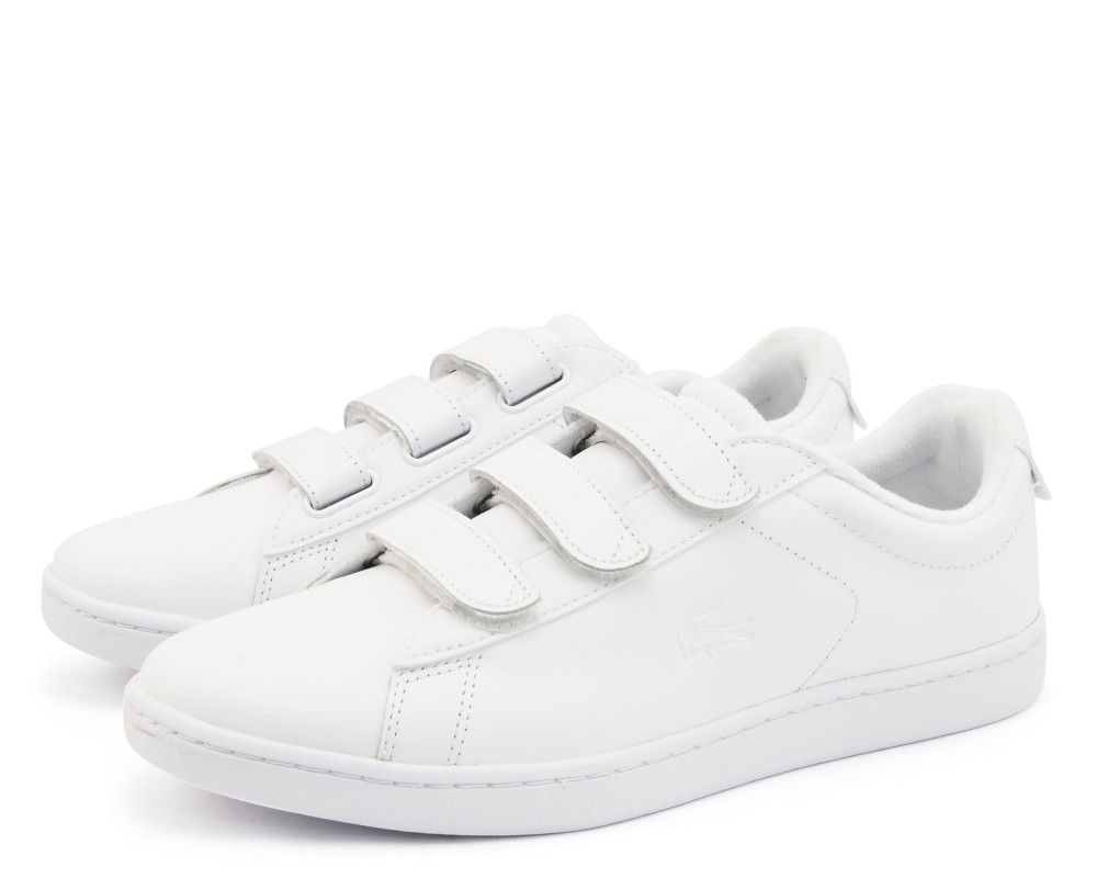 Lacoste Carnaby Evo Strap1191 7-37SFA002421G Leather White