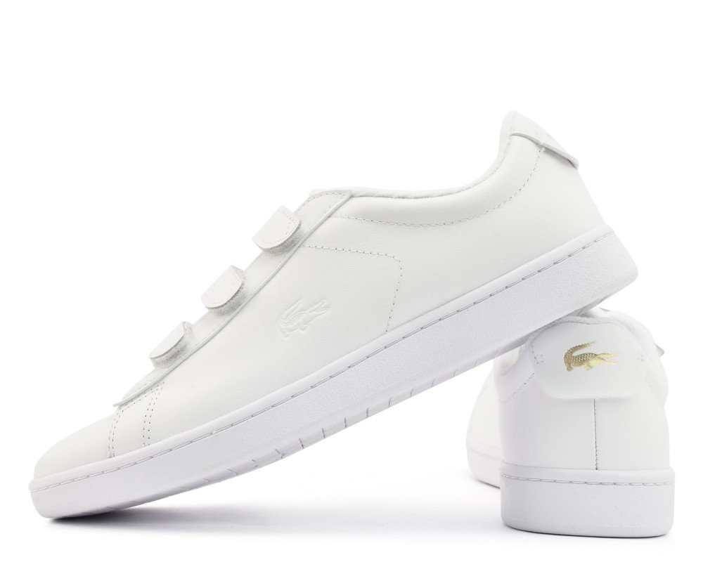 Lacoste Carnaby Evo Strap1191 7-37SFA002421G Leather White