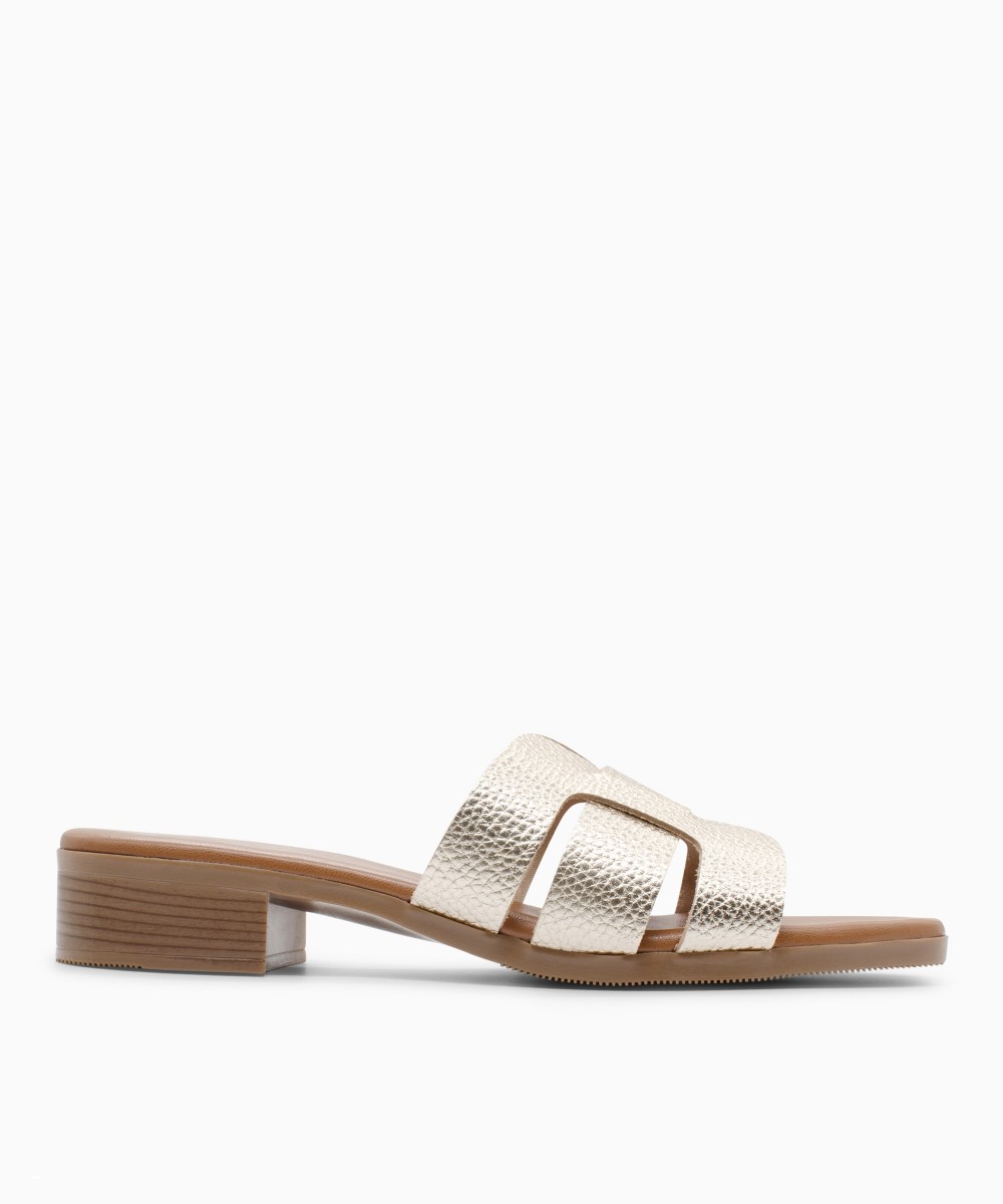 OH ! MY SANDALS 5880-16869 Leather Champagne