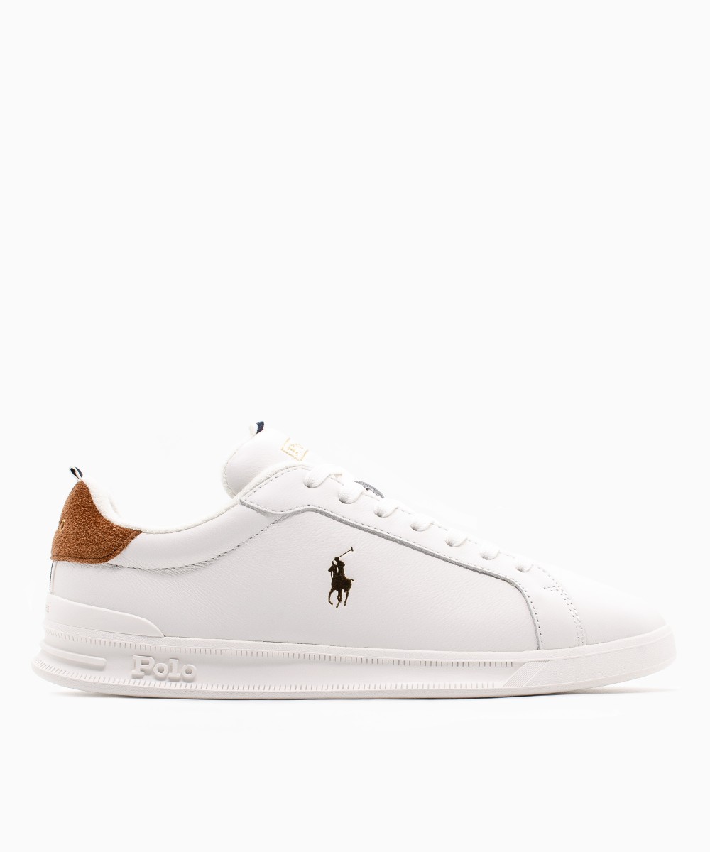 POLO RALPH LAUREN Heritage HRC CRT 809P02081001 White Brown Navy