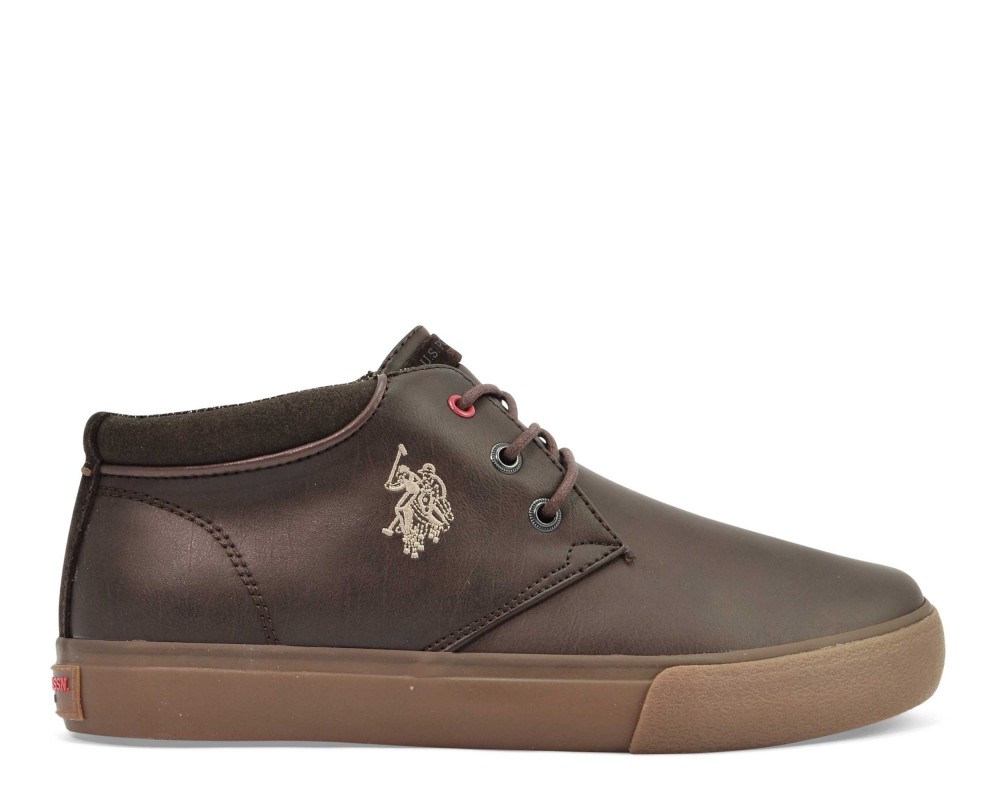 Us Polo Assn Sherman Club Dark Brown
