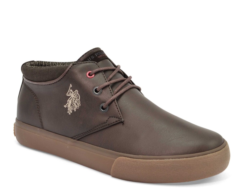Us Polo Assn Sherman Club Dark Brown