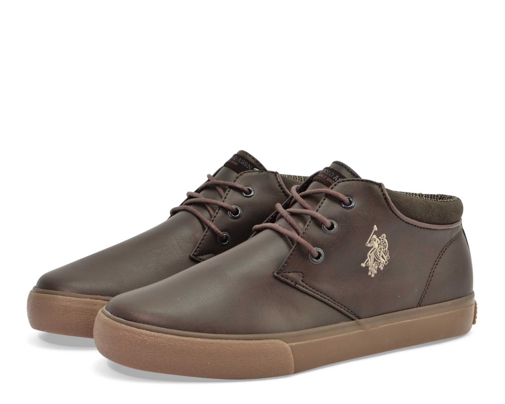 Us Polo Assn Sherman Club Dark Brown