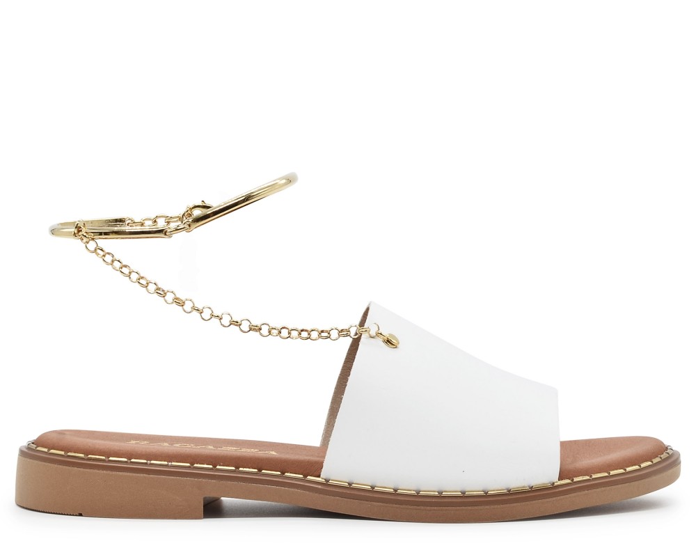 RAGAZZA Σανδάλια 01022 Premium Leather λευκό