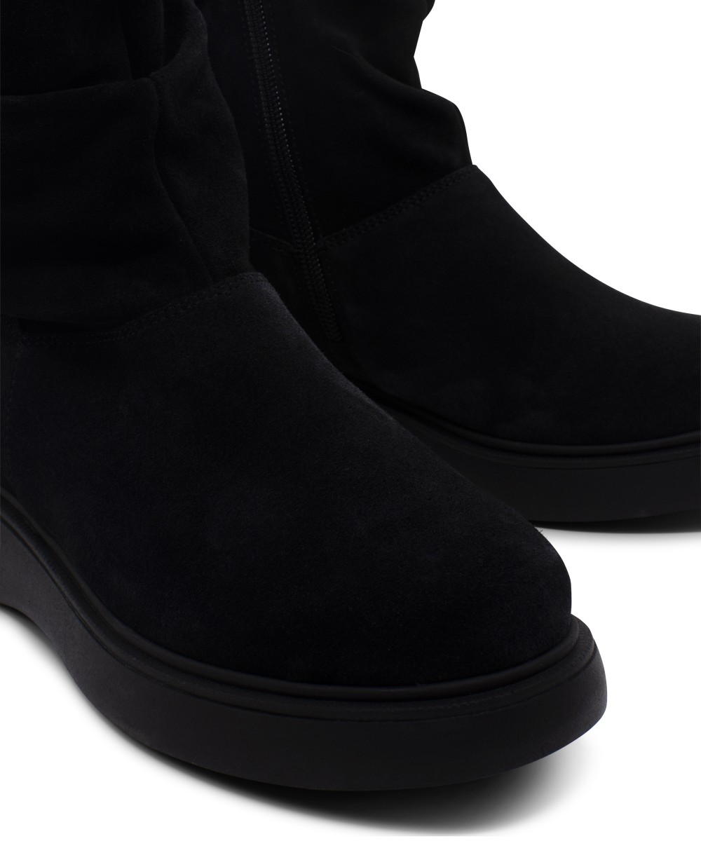 RAGAZZA Γυναικεία Μποτάκια 0231 leather μαύρο