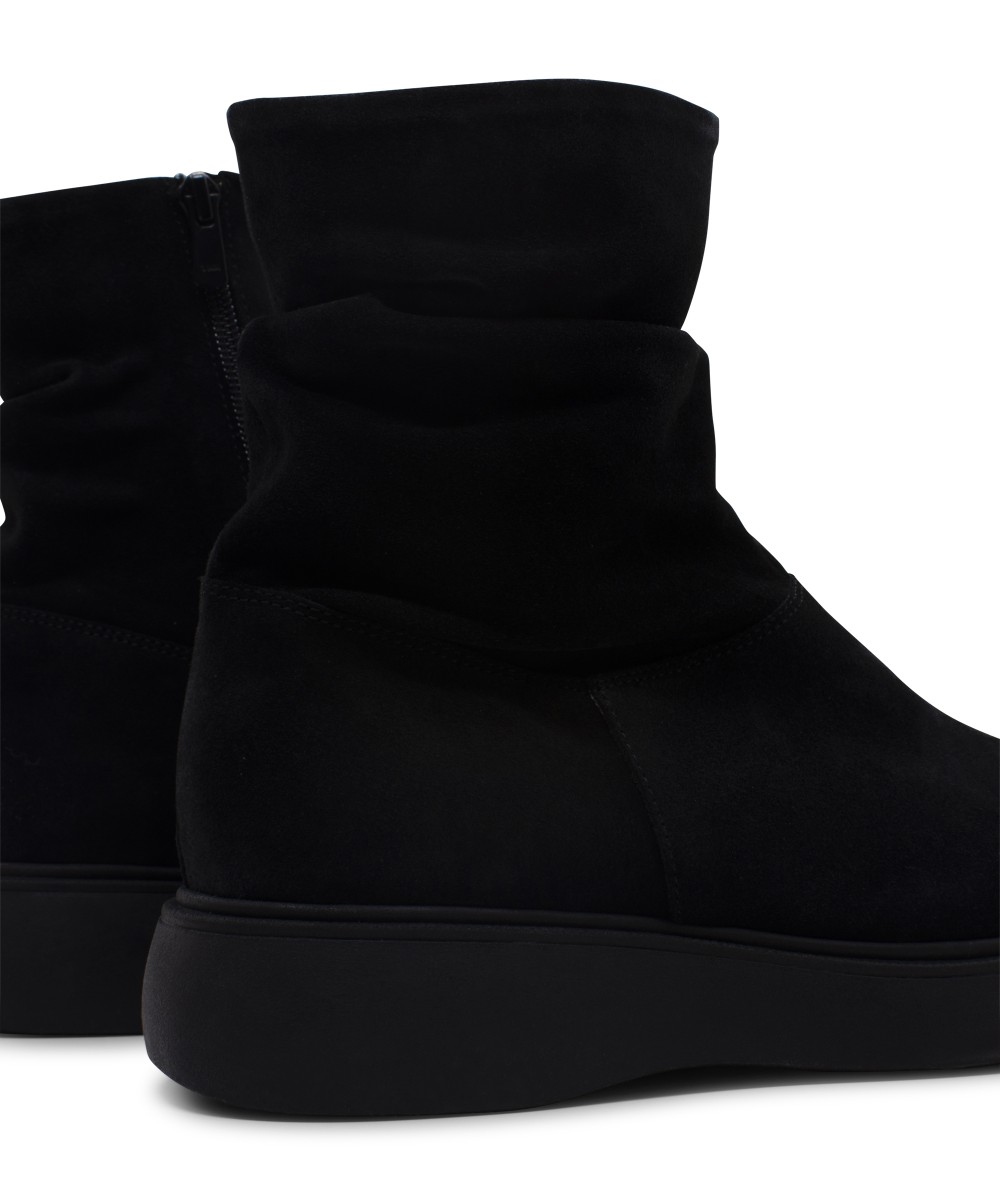 RAGAZZA Γυναικεία Μποτάκια 0231 leather μαύρο