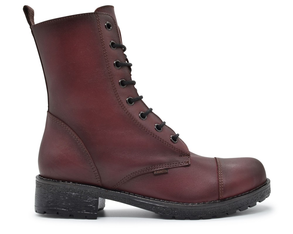 RAGAZZA Γυναικεία Μποτάκια 0266 leather μπορντό