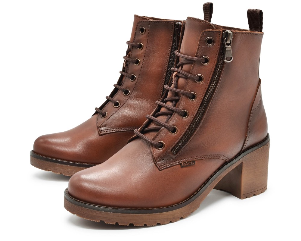 RAGAZZA Γυναικεία Μποτάκια 0577 Leather τάμπα
