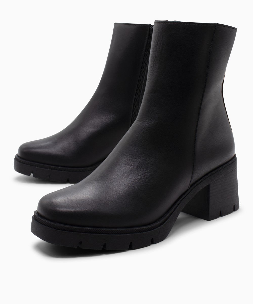 RAGAZZA Γυναικεία Μποτάκια 0658 leather Black