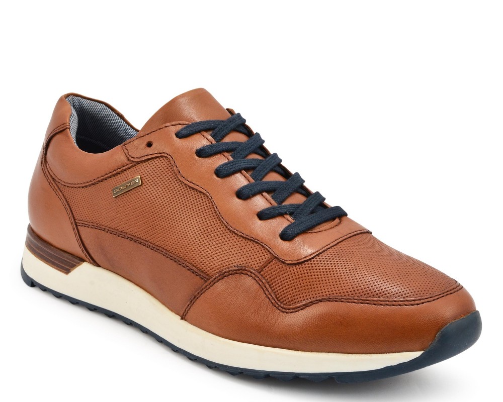 s.Oliver 5-13627-24 305 Ανδρικά Casual Leather Cognac