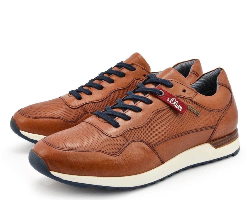 s.Oliver 5-13627-24 305 Ανδρικά Casual Leather Cognac