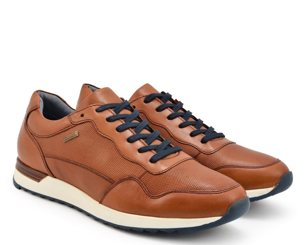 s.Oliver 5-13627-24 305 Ανδρικά Casual Leather Cognac