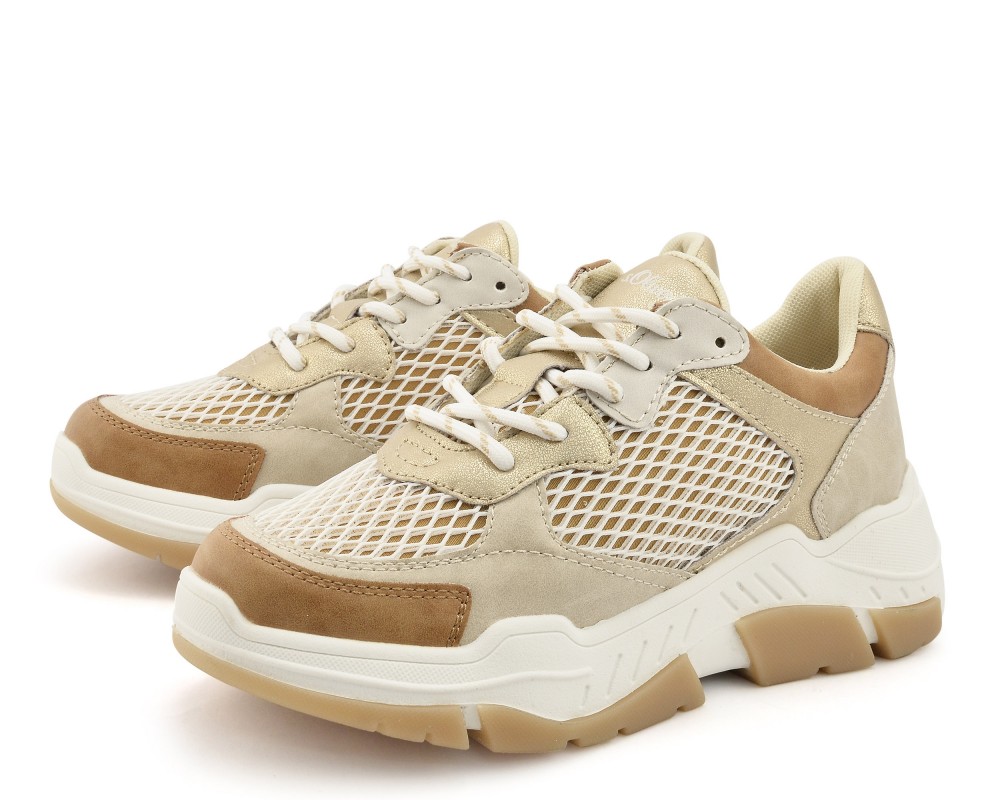 s.Oliver 5-23681-24 410 Γυναικεία sneakers μπεζ