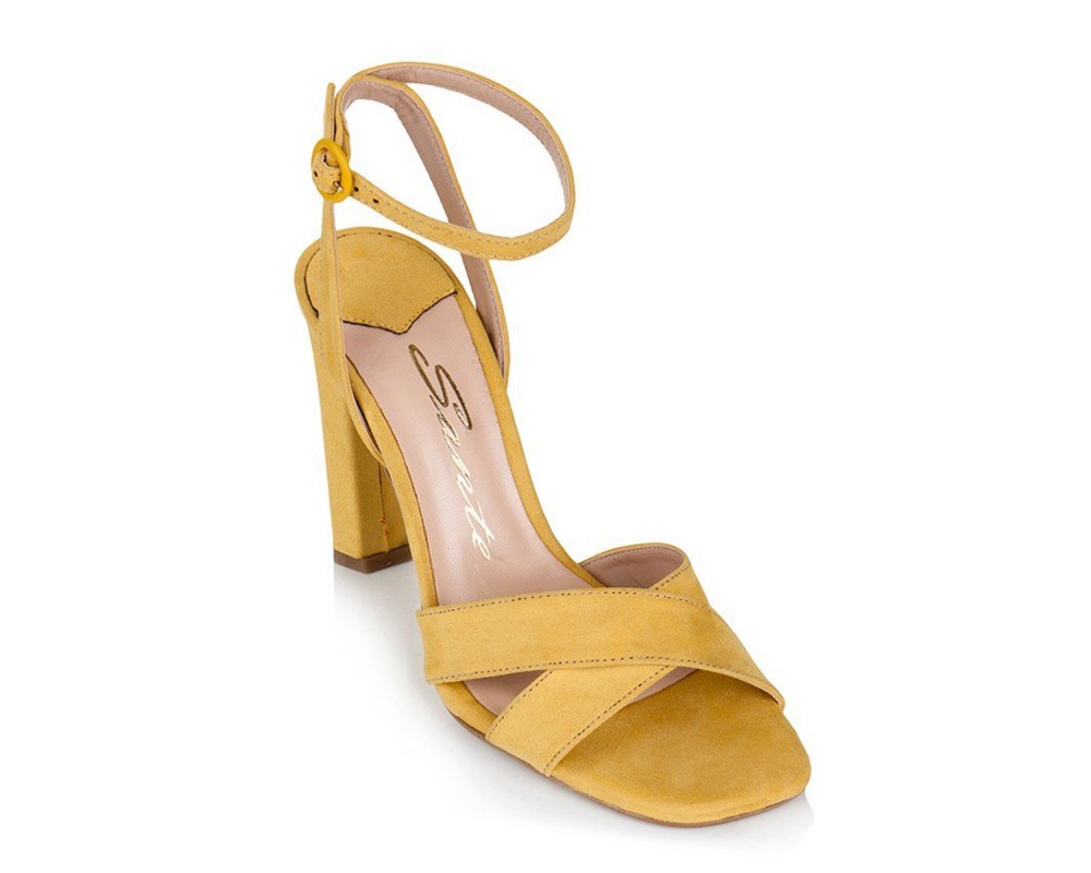 Sante πέδιλο Sandals 19-204-35 κίτρινο