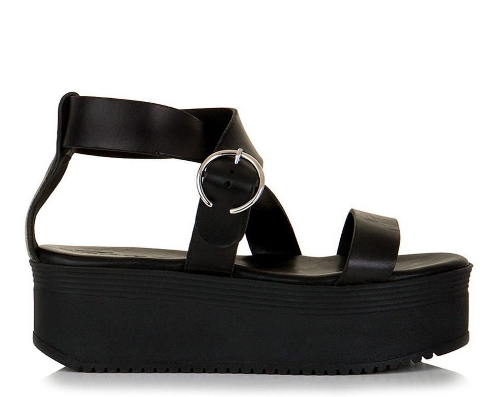 Sante 19-287-01 leather μαύρο