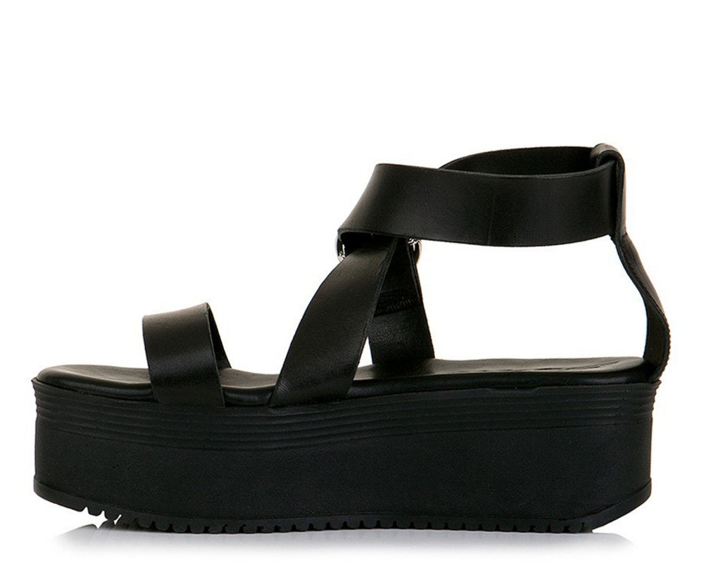 Sante 19-287-01 leather μαύρο