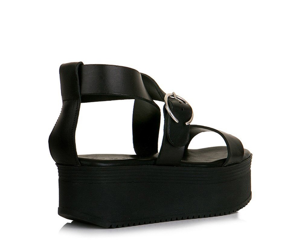 Sante 19-287-01 leather μαύρο