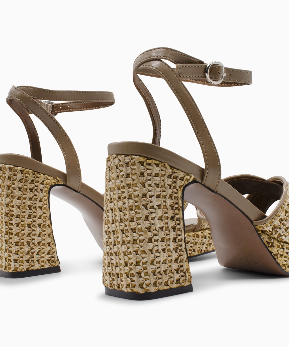 SEVEN Γυναικεία Πέδιλα W459H004546M 004 Taupe Beige 