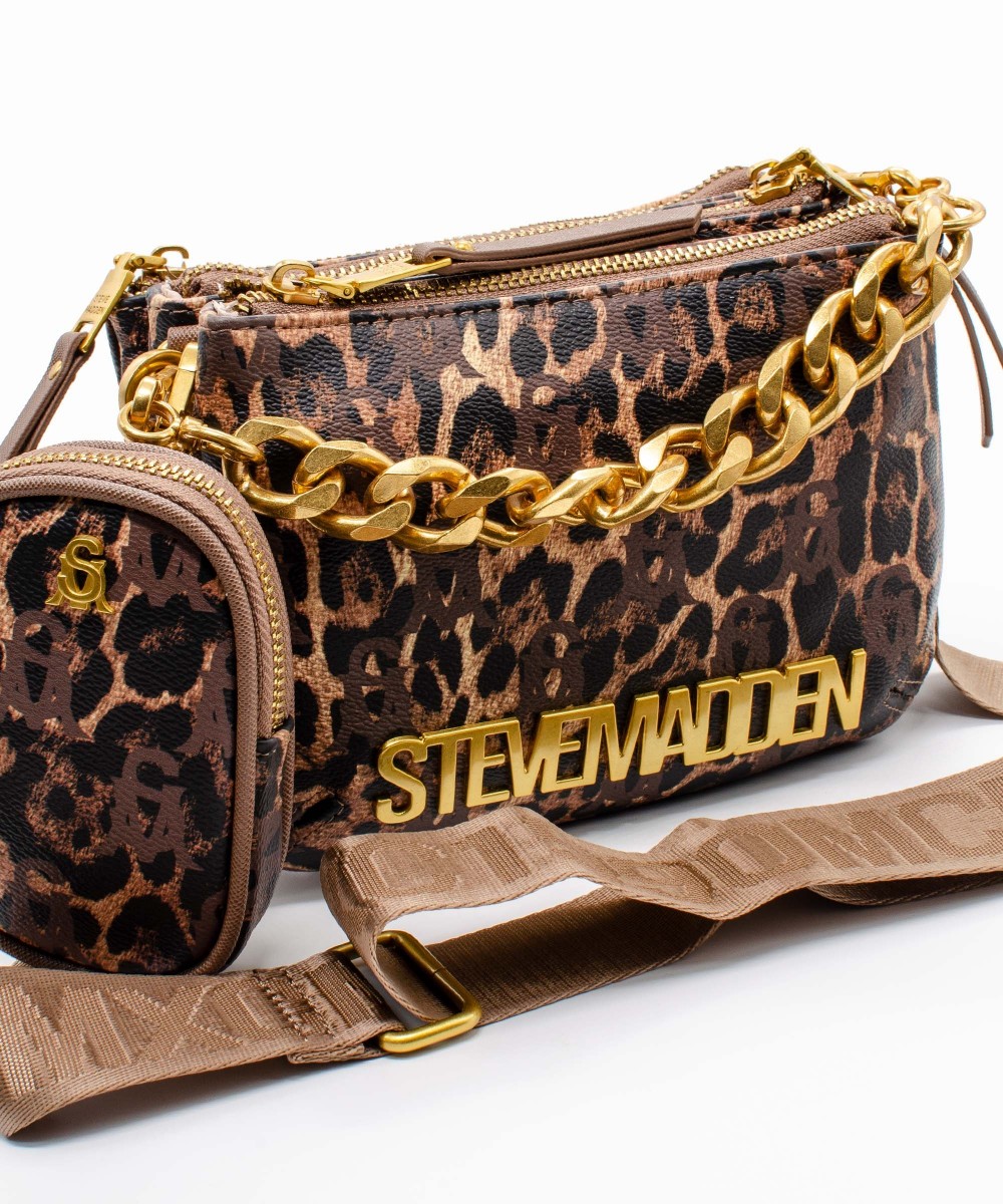 STEVE MADDEN Broy-L Crossbody SM13001640-02002-LEO Leopard 