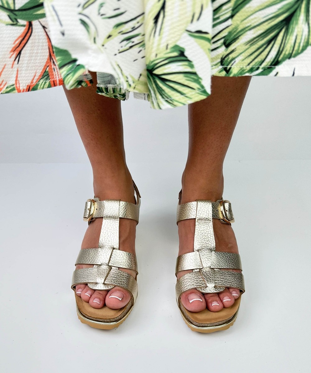 TAKE ME FIN2401-016 4675 Leather πλατινα