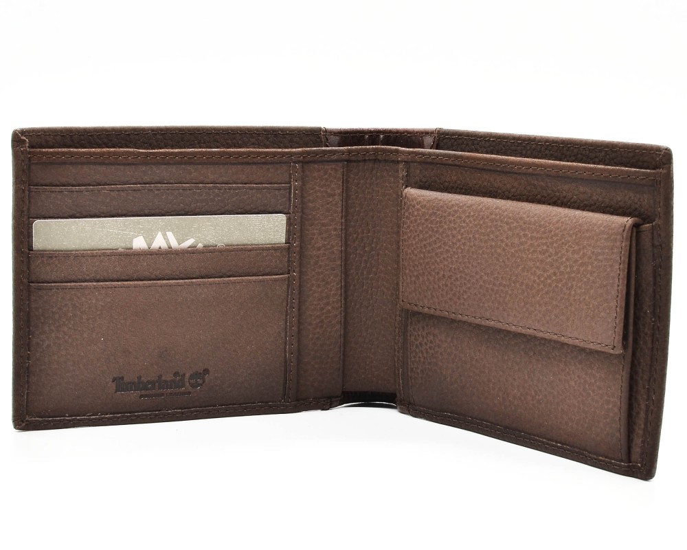 TIMBERLAND TB0A23M8243 Ashfield Large Billfold Leather Brown
