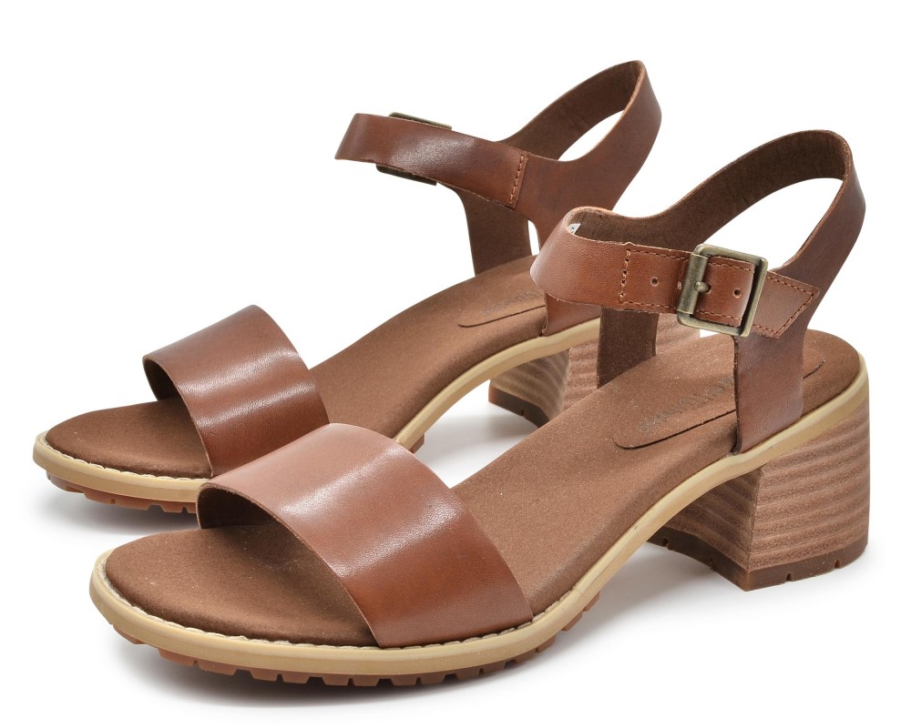 TIMBERLAND TB0A2FS1F13 Laguna Shore Ankle Strap Rust ταμπά