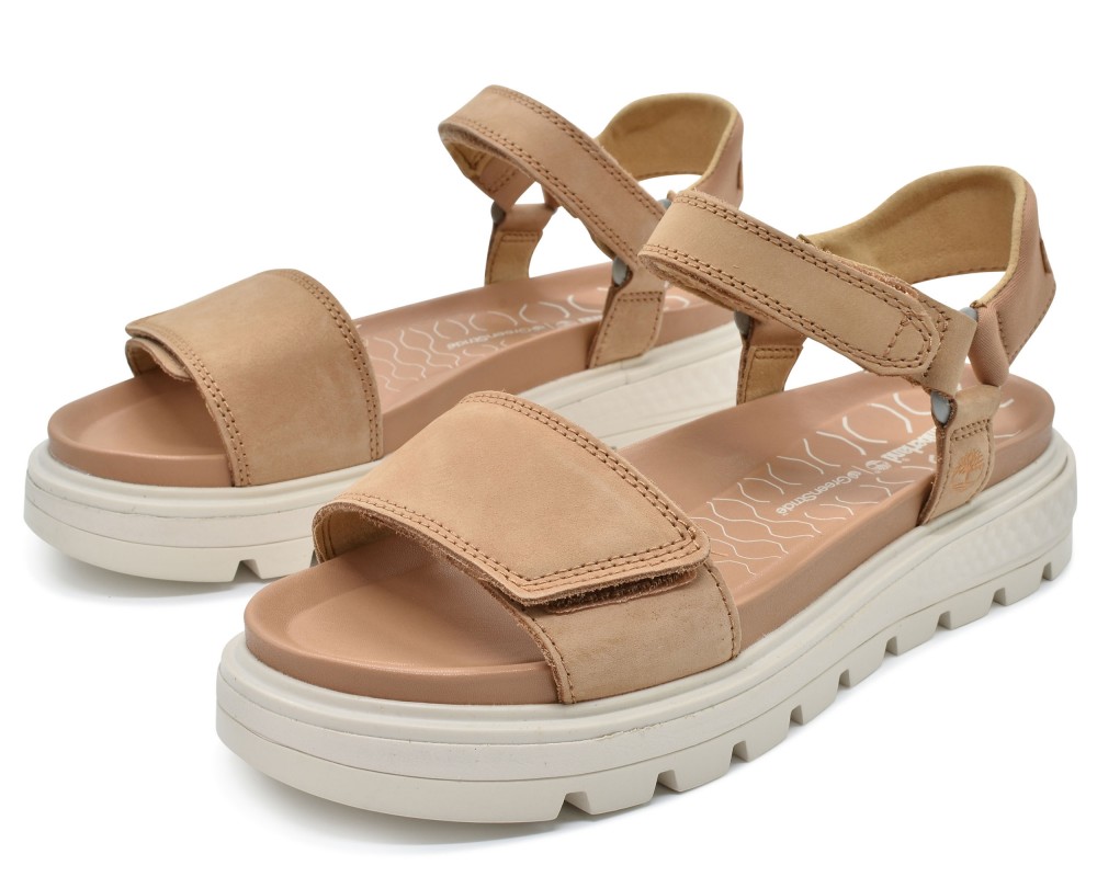 TIMBERLAND TB0A2QX3CW8 Ray City Sandal Ankle Strap Medium Beige