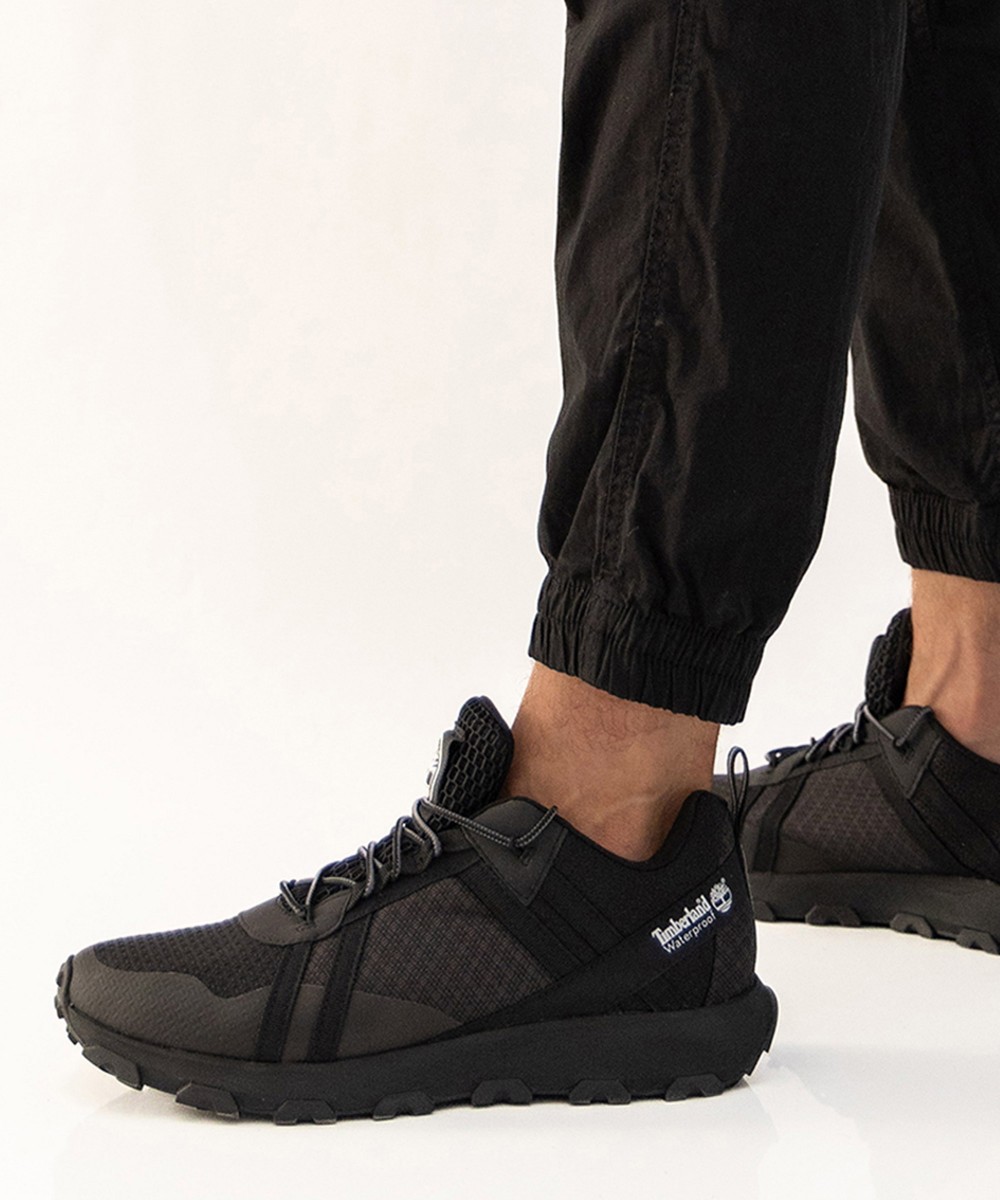 TIMBERLAND TB0A6DH2EK9 Winsor Trail Low Lace Waterproof SN Black Mesh