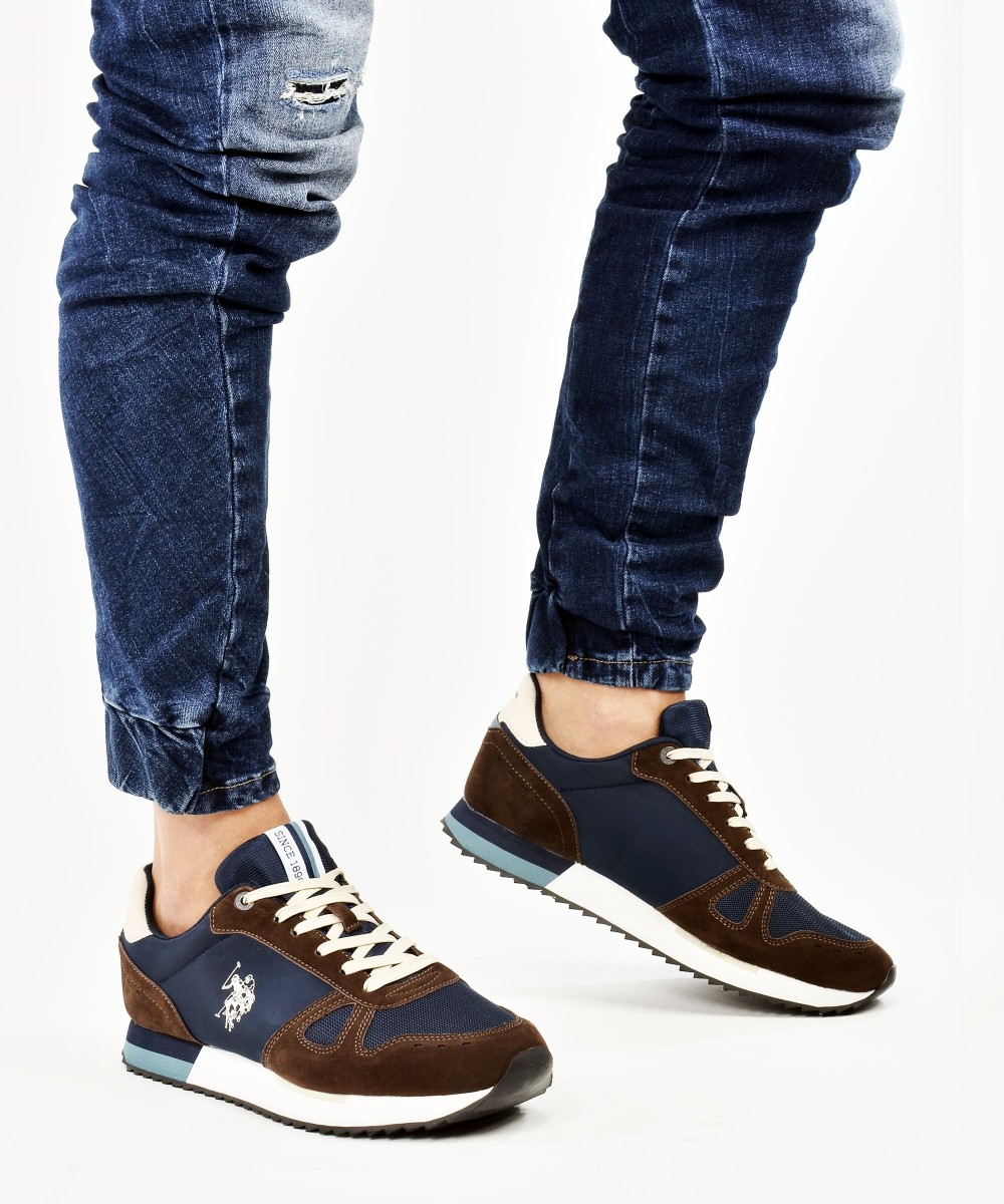 US POLO ASSN BALTY001-DBL-DBR02 Blue Brown