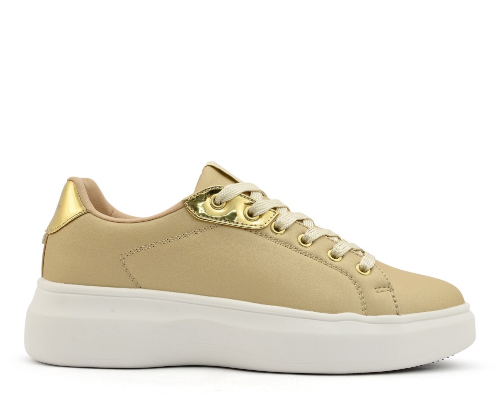 Us Polo Γυναικεία Sneakers Assn MONIQUE1 SHINY χρυσό 