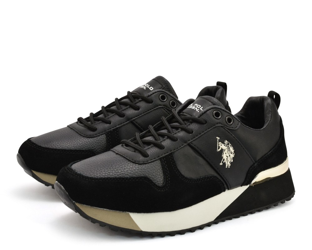 Us Polo Γυναικεία Sneakers Assn Tabitha3 μαύρο