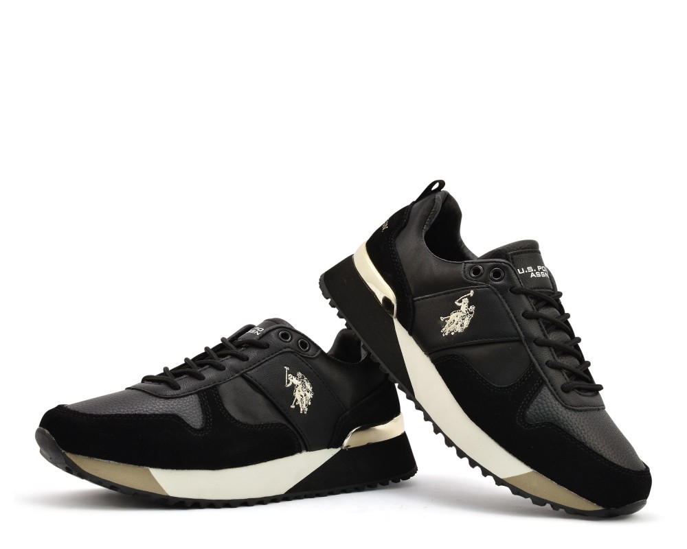Us Polo Γυναικεία Sneakers Assn Tabitha3 μαύρο