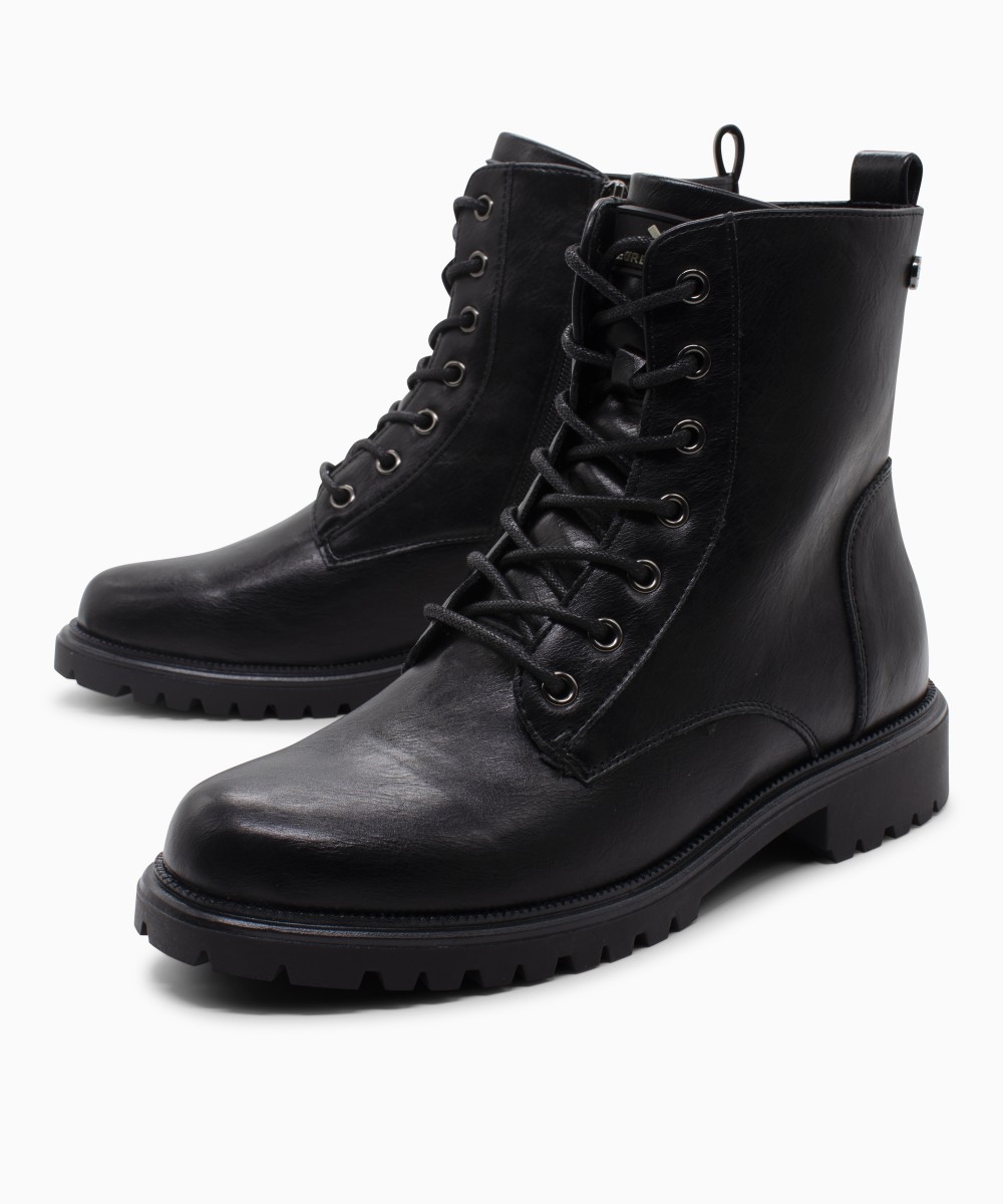 XTI Γυναικεία Μποτάκια 146243 leather Black