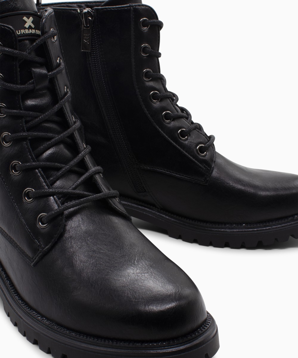 XTI Γυναικεία Μποτάκια 146243 leather Black