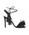 Sante πέδιλο Lace-Up Sandals 91631-01 μαύρο